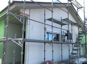 ｹｲﾐｭｰ　光セラ　ストラータⅡチタンビアンコ　光触媒　大分県宇佐市　新築注文住宅　安部技建